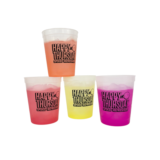 Happy Thursday Color Changing Cup 4-Pack